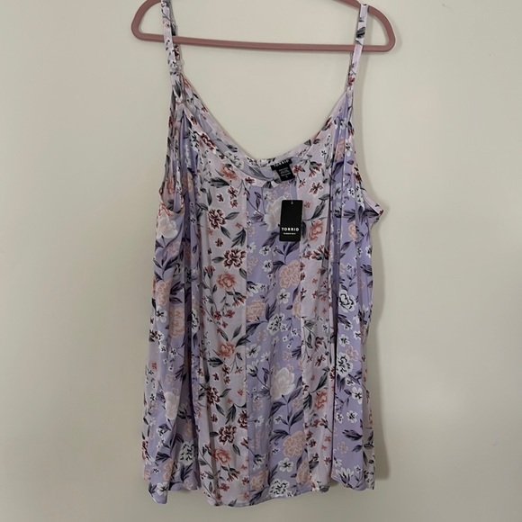 Torrid Lavender Spaghetti Strap Top - Picture 2 of 8